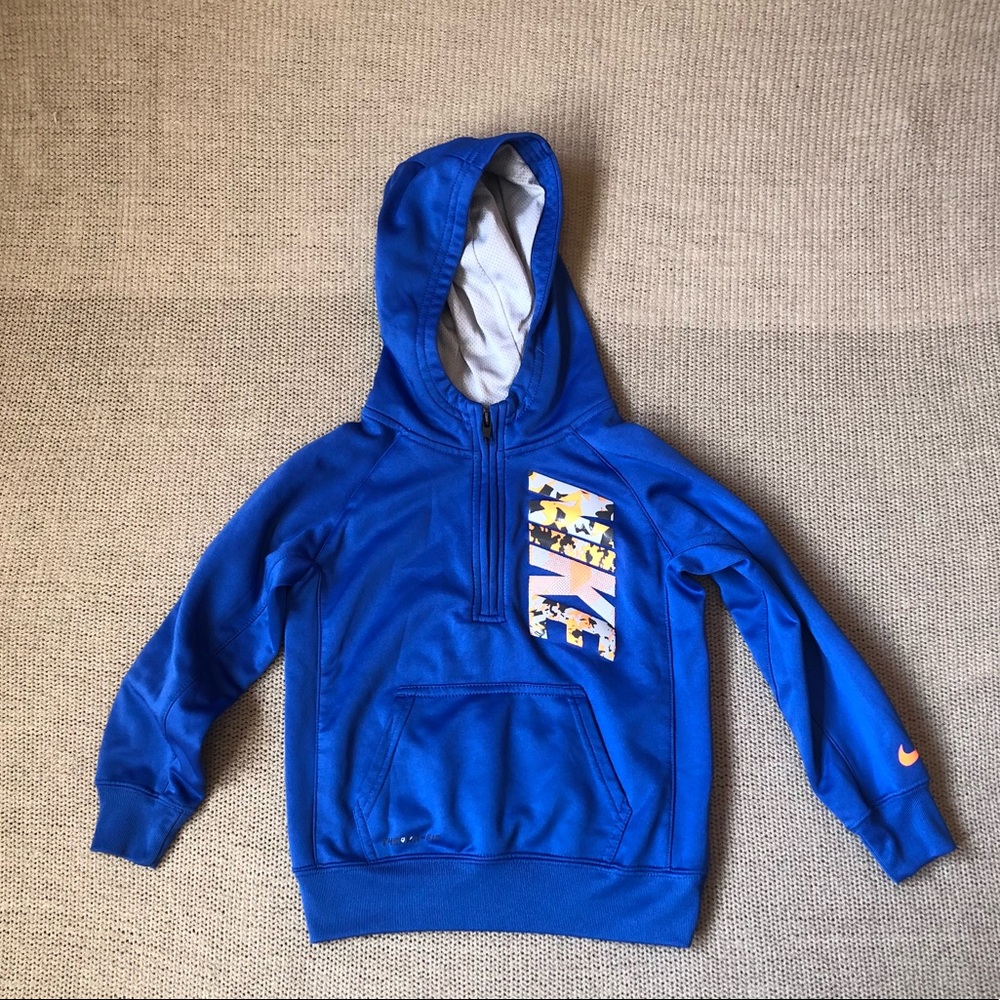 Blue Nike sweatshirt